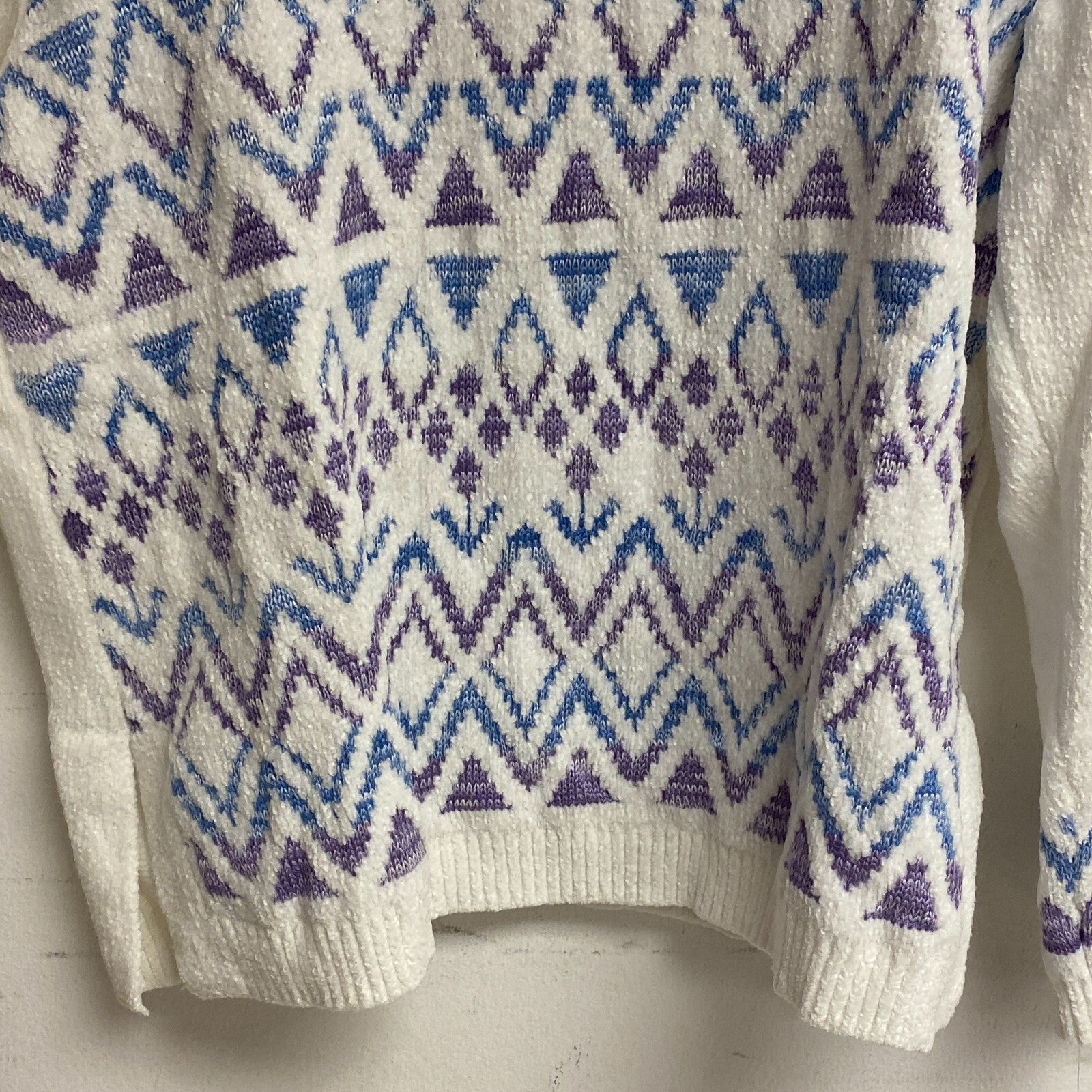 Alfred Dunner Women's Long Sleeve Cable Knit Turtle Neck Sweater Sz PL Color Ivy