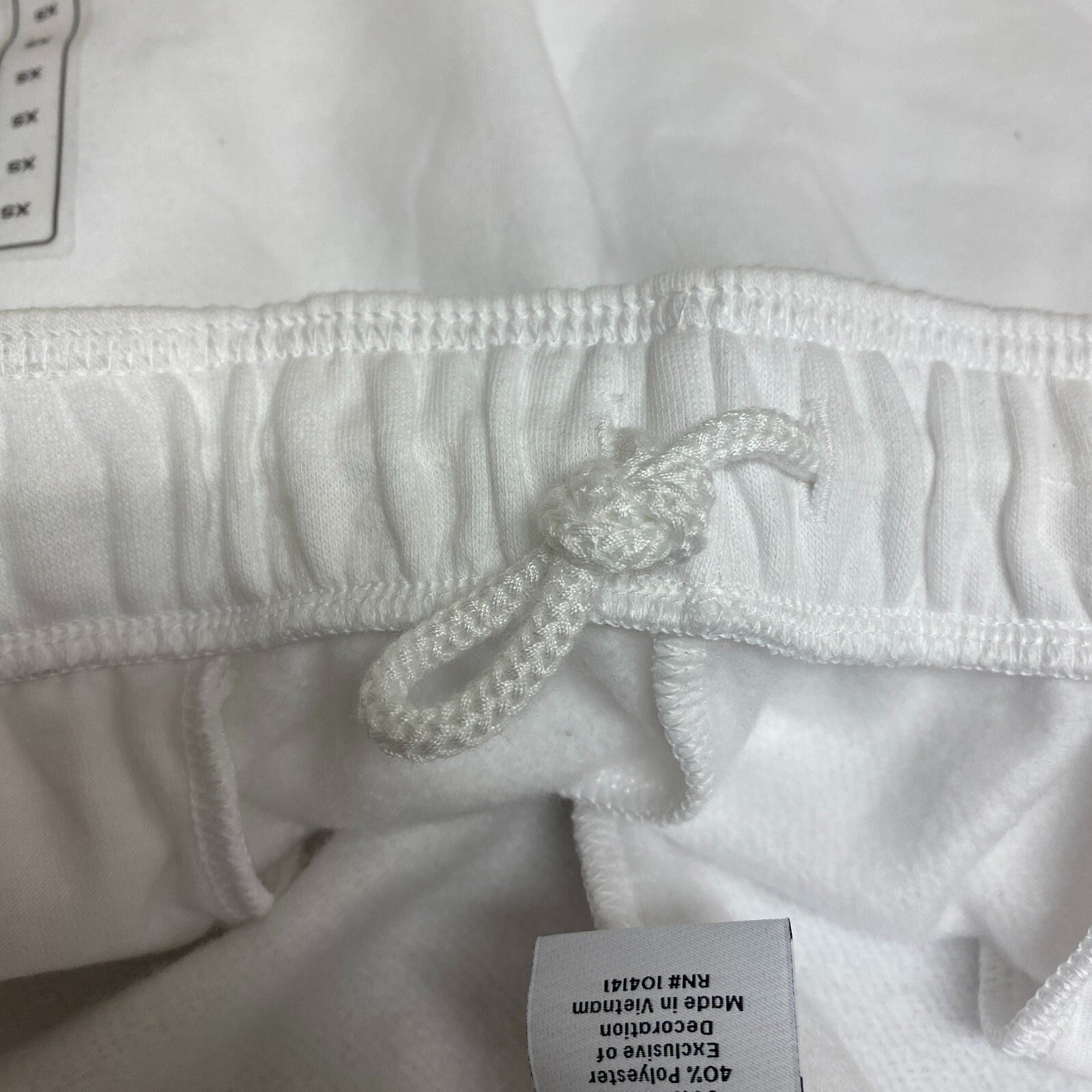 DSG Women's Oversized Fleece Shorts Pure White Solid Summer Stylish DAW11431