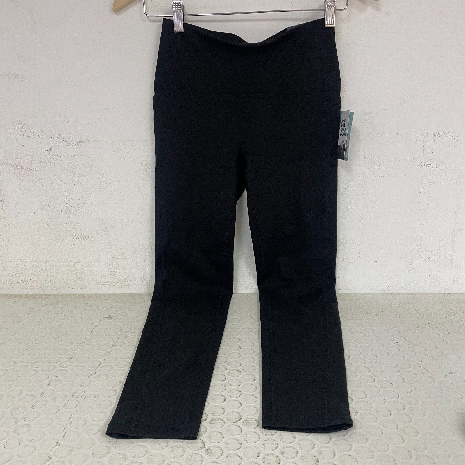 DSG Womenâs High Rise 7/8 Performance Leggings Black DAW39315 NWT New