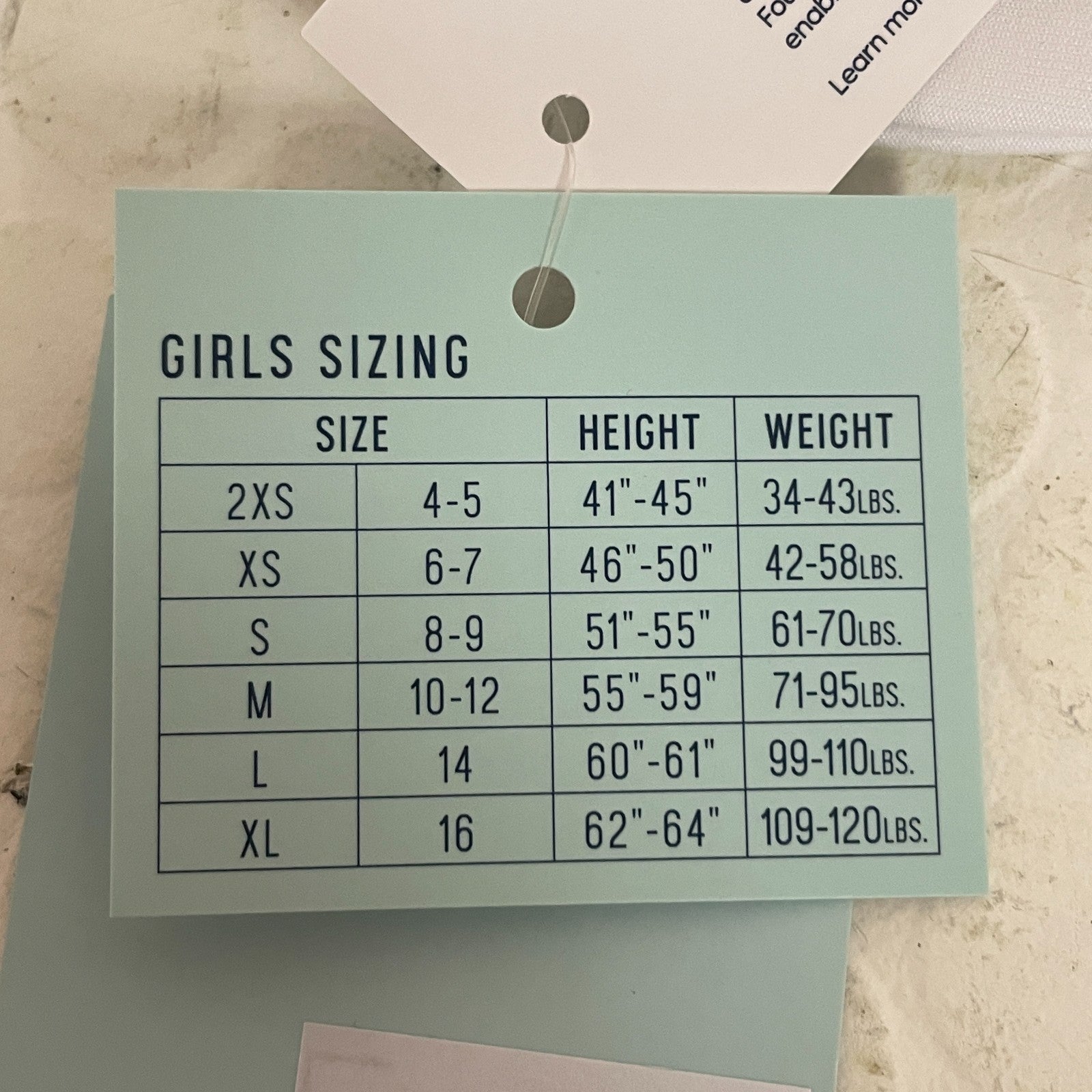 DSG Girls 365 Long Sleeve Tee White Soft Cotton Activewear Top DAG22109