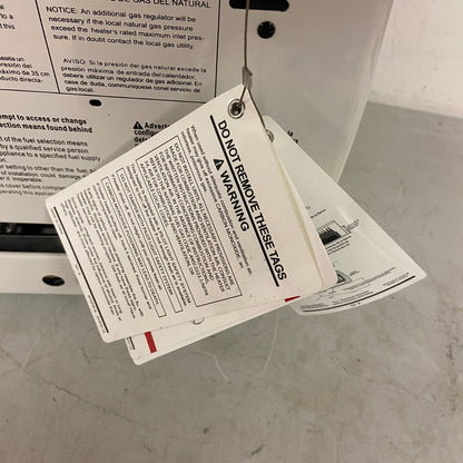 Master Forge Indoor/Garage 10,000-BTU Vent-Free Wall Heater Blue Flame