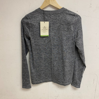 Alpine Design Women's AD Field Knit Long Sleeve Pure Black Heather ADW23100H