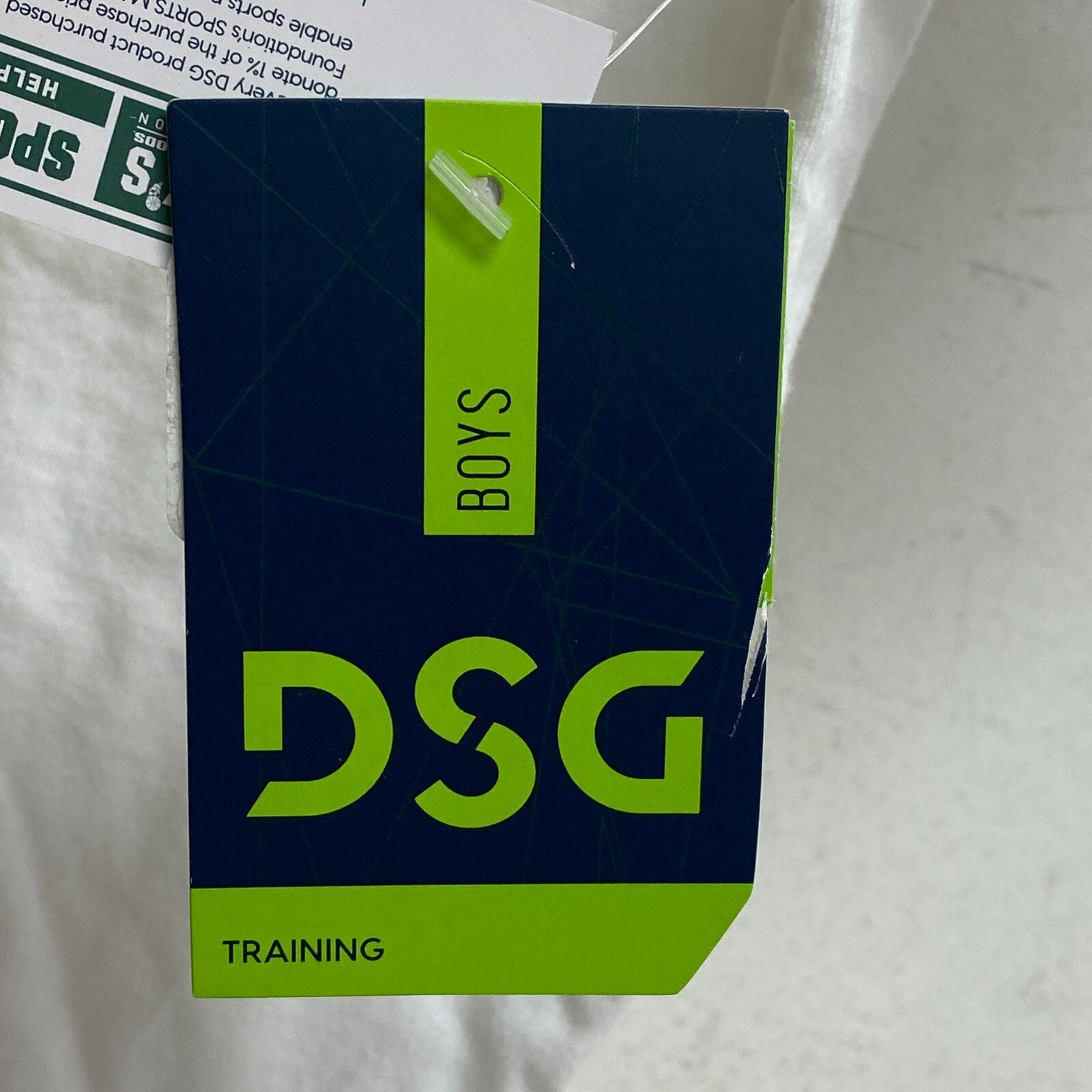 DSG Boys Solid Cotton Graphic Tee Pure White Amped Up Short Sleeve DAB21108