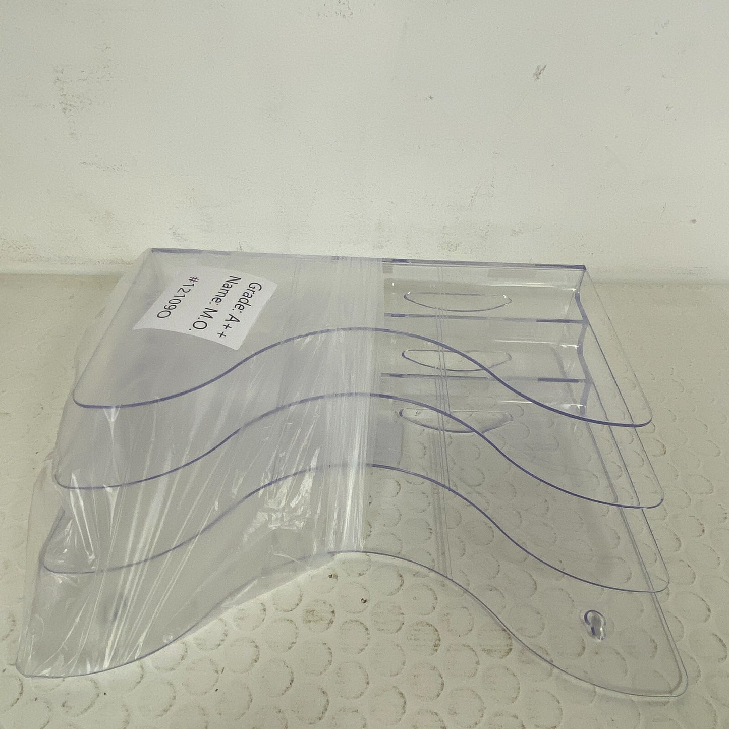 Deflect-O 3-Tier Clear Document Organizer w/6 Dividers 14″x11.5″