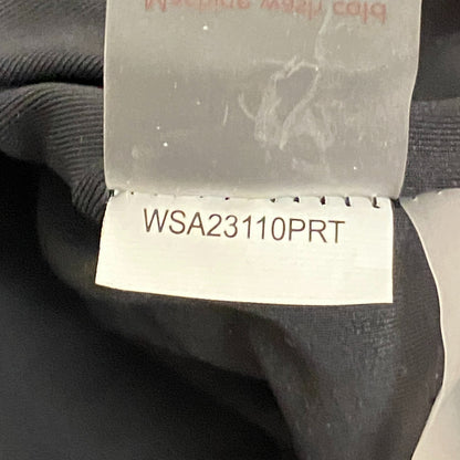 Calia Women's Sculpt Drop Back One Piece Swimsuit Stripe Black WSA23110PRT