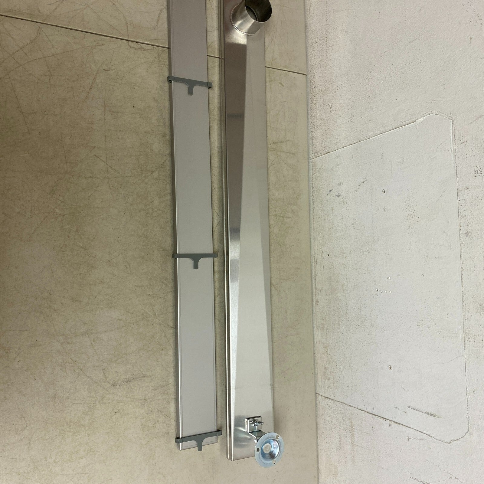 Signature Hardware 60" Cohen Linear Tile-In Shower Drain - Brushed Stainless,,,