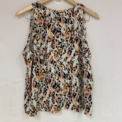 CALIA Womenâs Everyday Halter Tank Top New Animal Unbleached WAX11198PRT