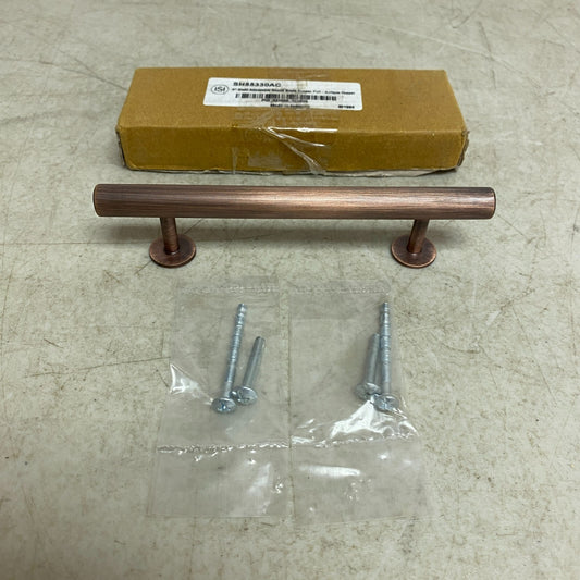 Signature Hardware 6" DIEHL ADJUSTABLE ROUND BRASS DRAWER PULL- ANTIQUE COPPER