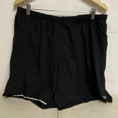VRST Men's 7" Velocity Short Pure Black Relaxed Fit Summer Trendy MAX2315067