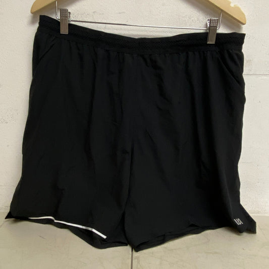 VRST Men's 7" Velocity Short Pure Black Relaxed Fit Summer Trendy MAX2315067