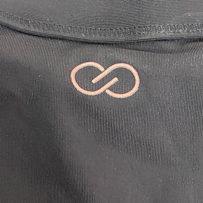 Calia Womens Wide Banded Bottom Bikini Caviar Black Solid Stylish WSA18404