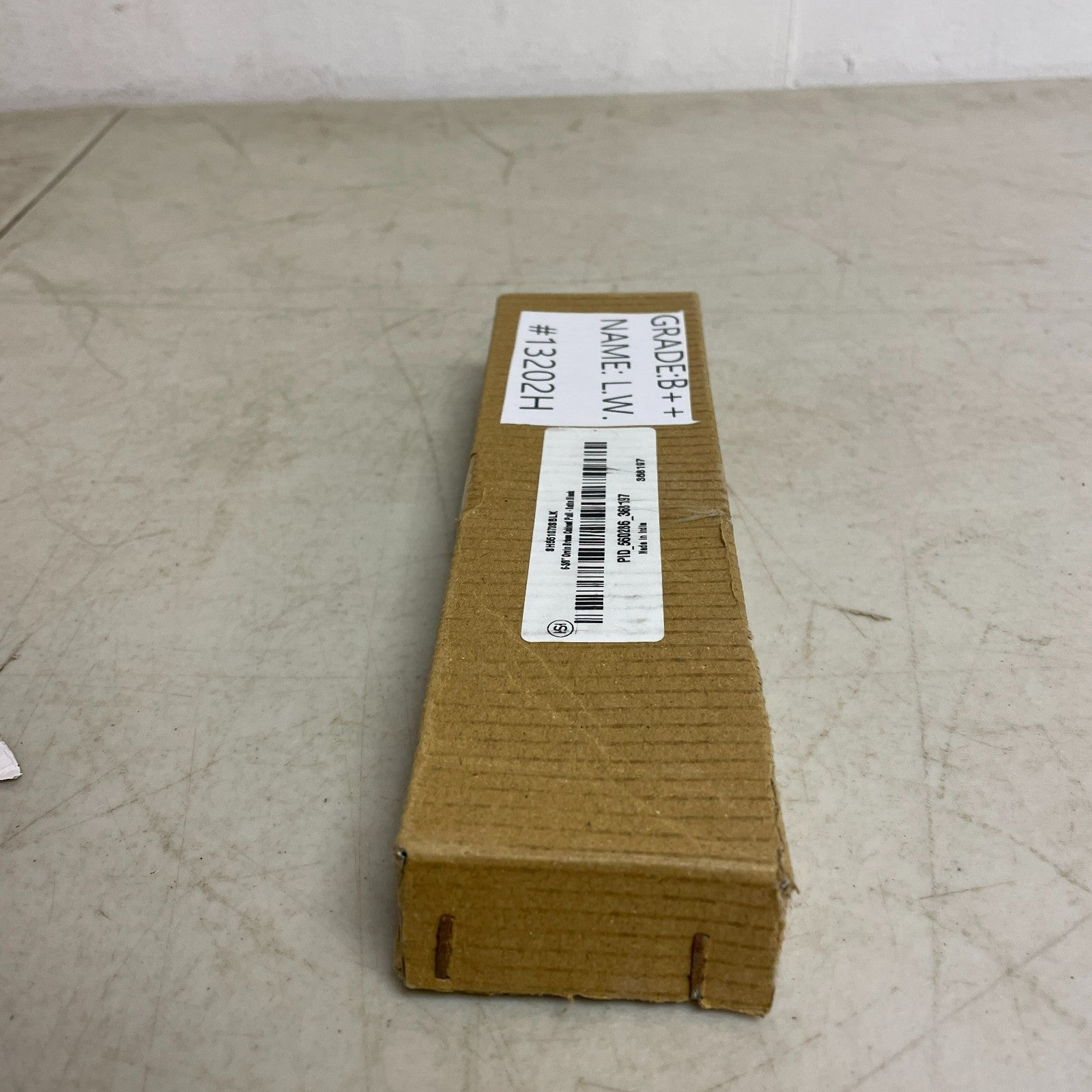 Signature Hardware 6-3/8" Orvin Brass Cabinet Pull Satin Black SH551073SBLK