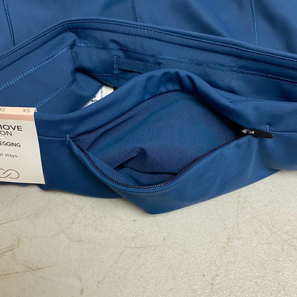 CALIA Women's PowerMove 7/8 Pocket Legging Teal  WAX32257 BRAND NEW