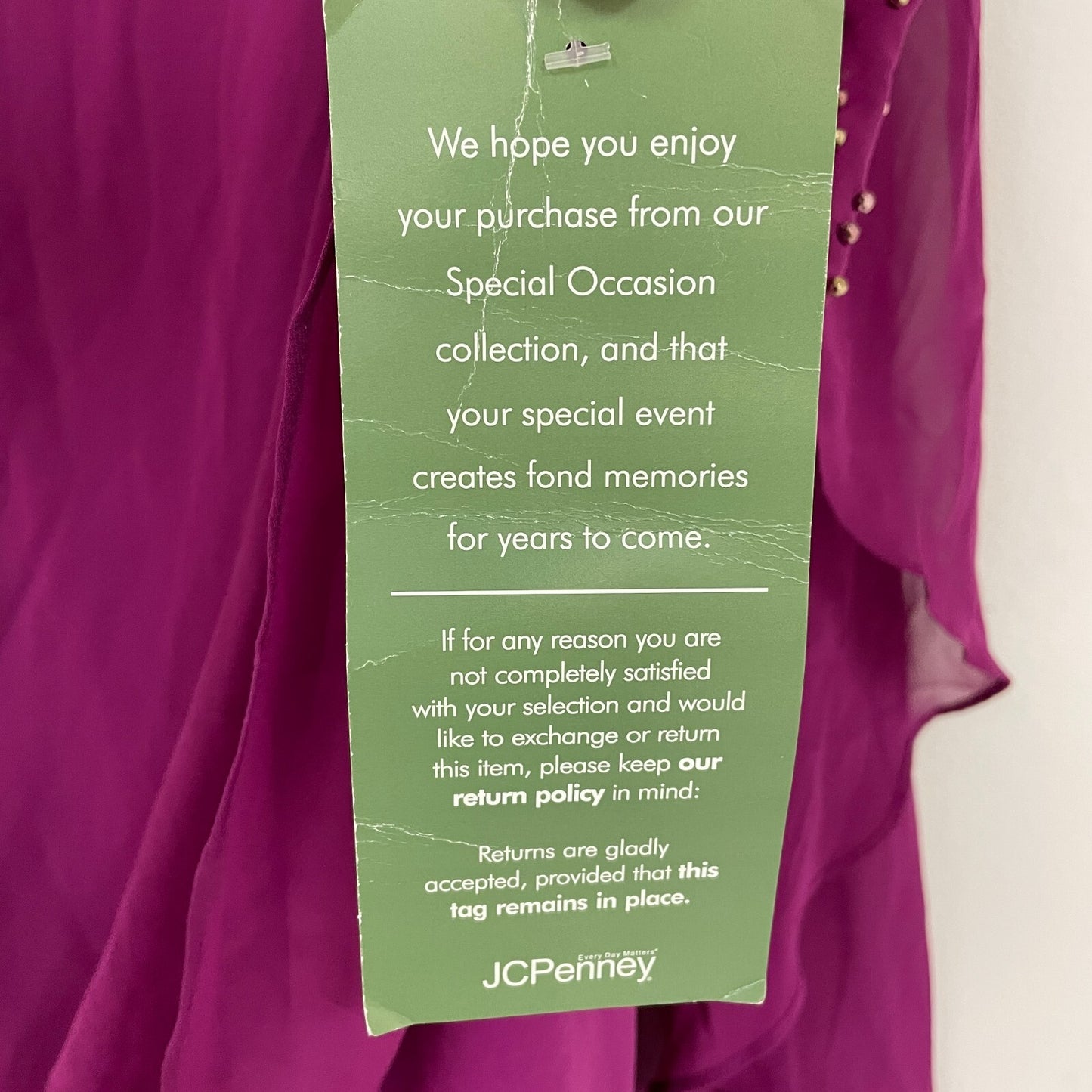 Dj Jaz 3/4 Split Sleeve Embellished Popover Sheath Dress Color: Orchid Size 4