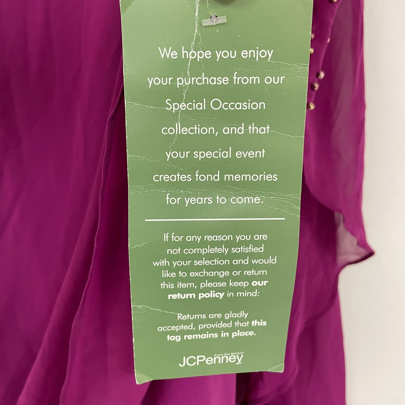 Dj Jaz 3/4 Split Sleeve Embellished Popover Sheath Dress Color: Orchid Size 4