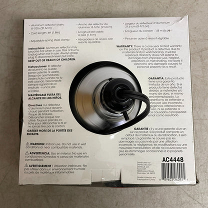 AutoCraft 8.5″ Aluminum Clamp-On Work Light Up to 150W AC4448