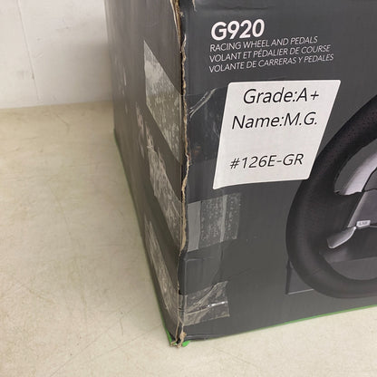 Logitech G920 Driving Force Racing Wheel & Pedals for Xbox Series X|S, Xbox New.
