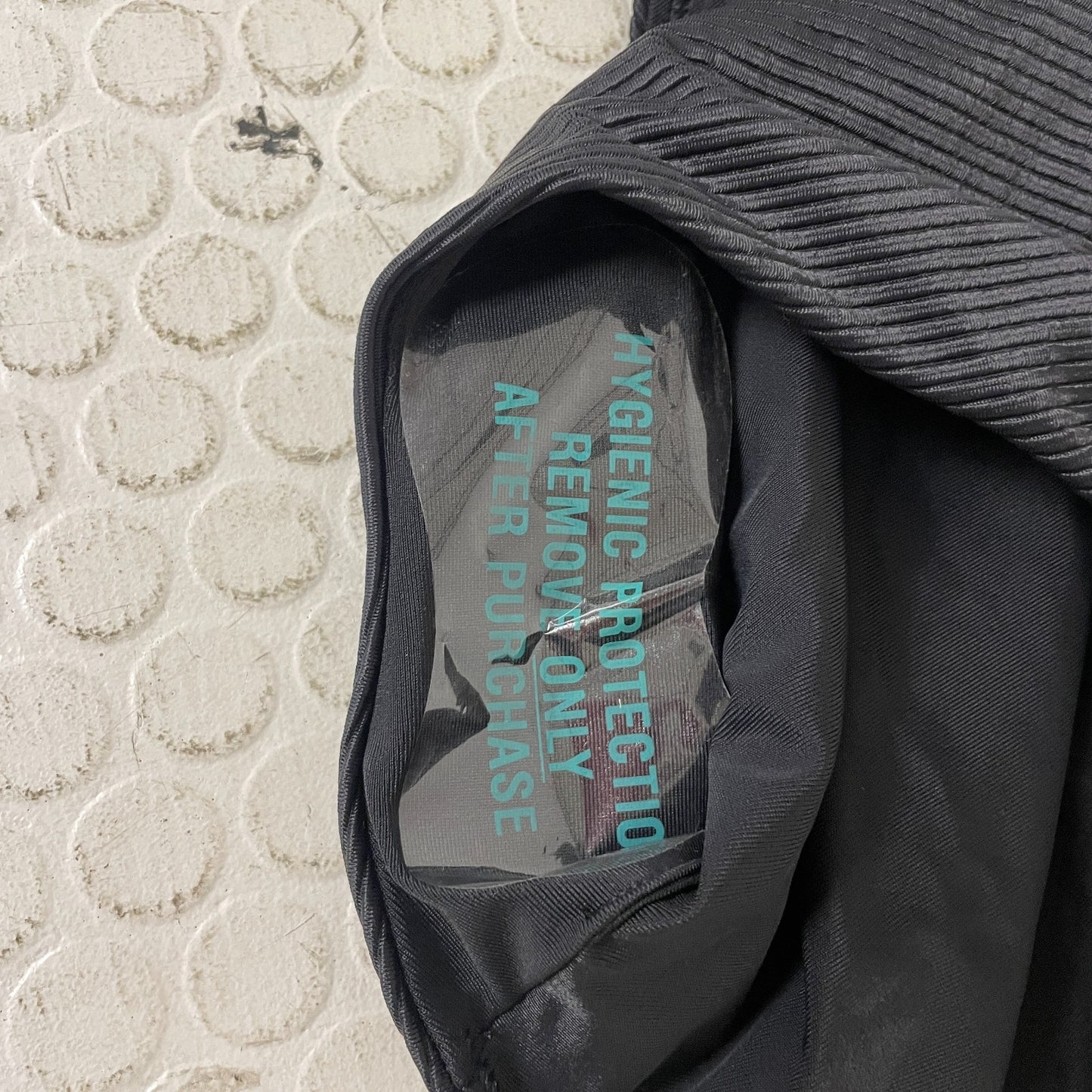 Calia Womenâs Novelty Mid Rise Swim Bottom Pure Black Bikini WSA22411N