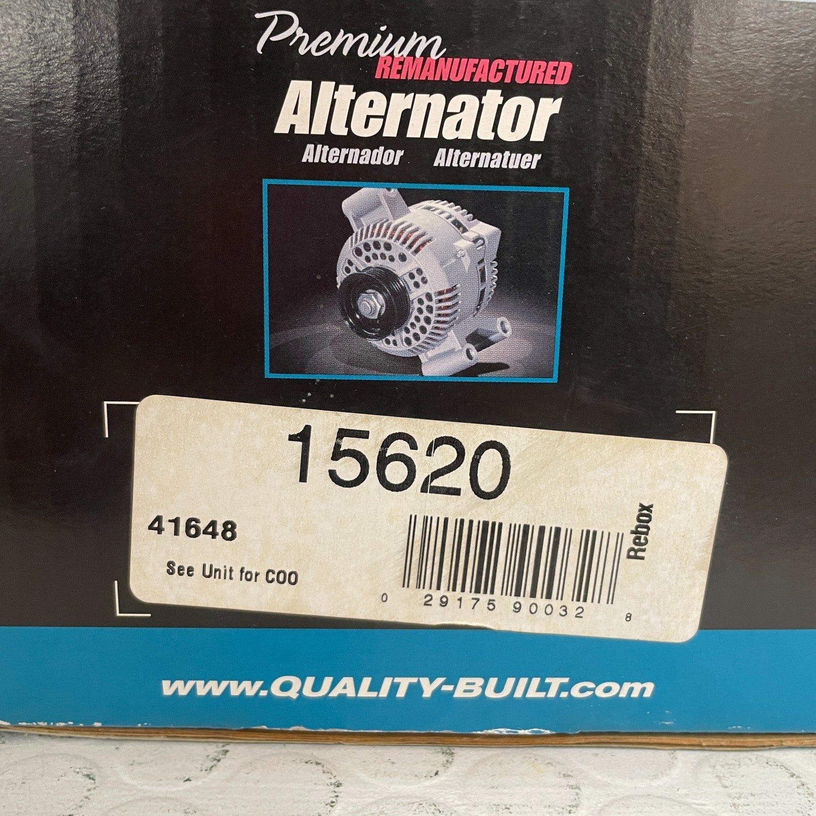 Quality-Built 15620 Alternator For 1991-1995 Dodge Mitsubishi 3000GT Stealth