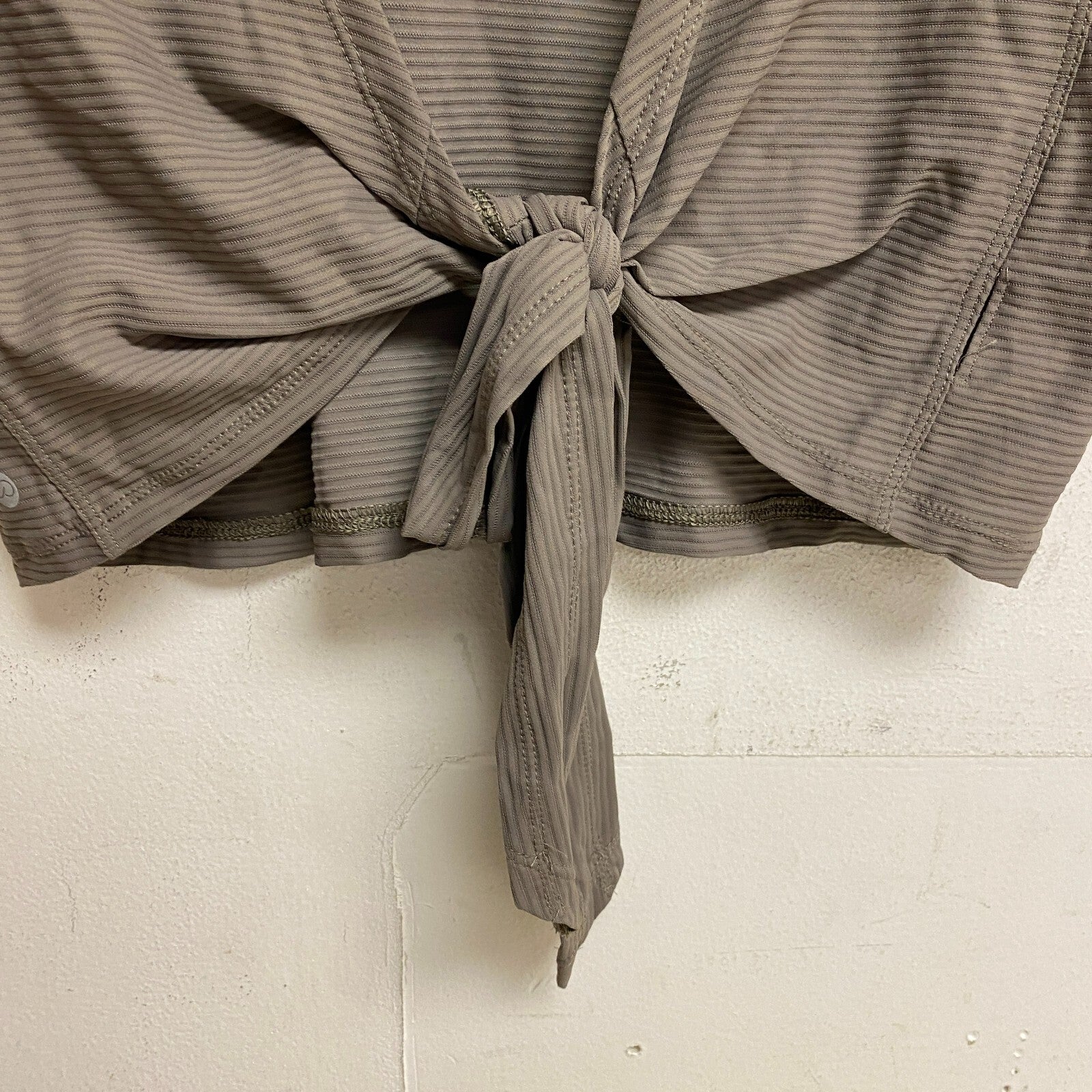 Calia Women Crop Wrap & Tie Tank Dark Grey Solid Sleeveless Stylish WAX11234