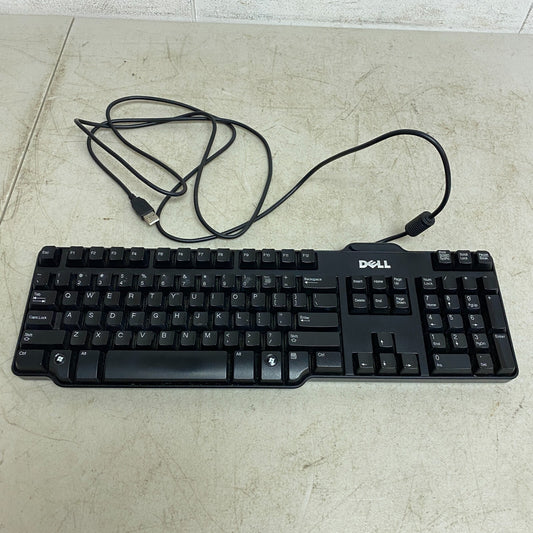 Dell USB Enhanced Slim Wired Black Keyboard with stands SK-8115