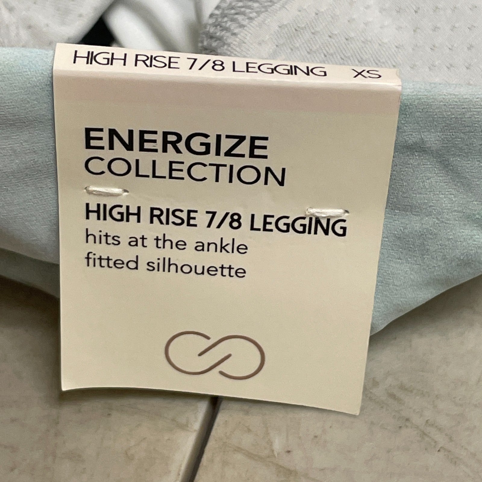 Calia Womenâs Energize Core 7/8 Leggings Milky Blue Stretch Activewear WAX1231