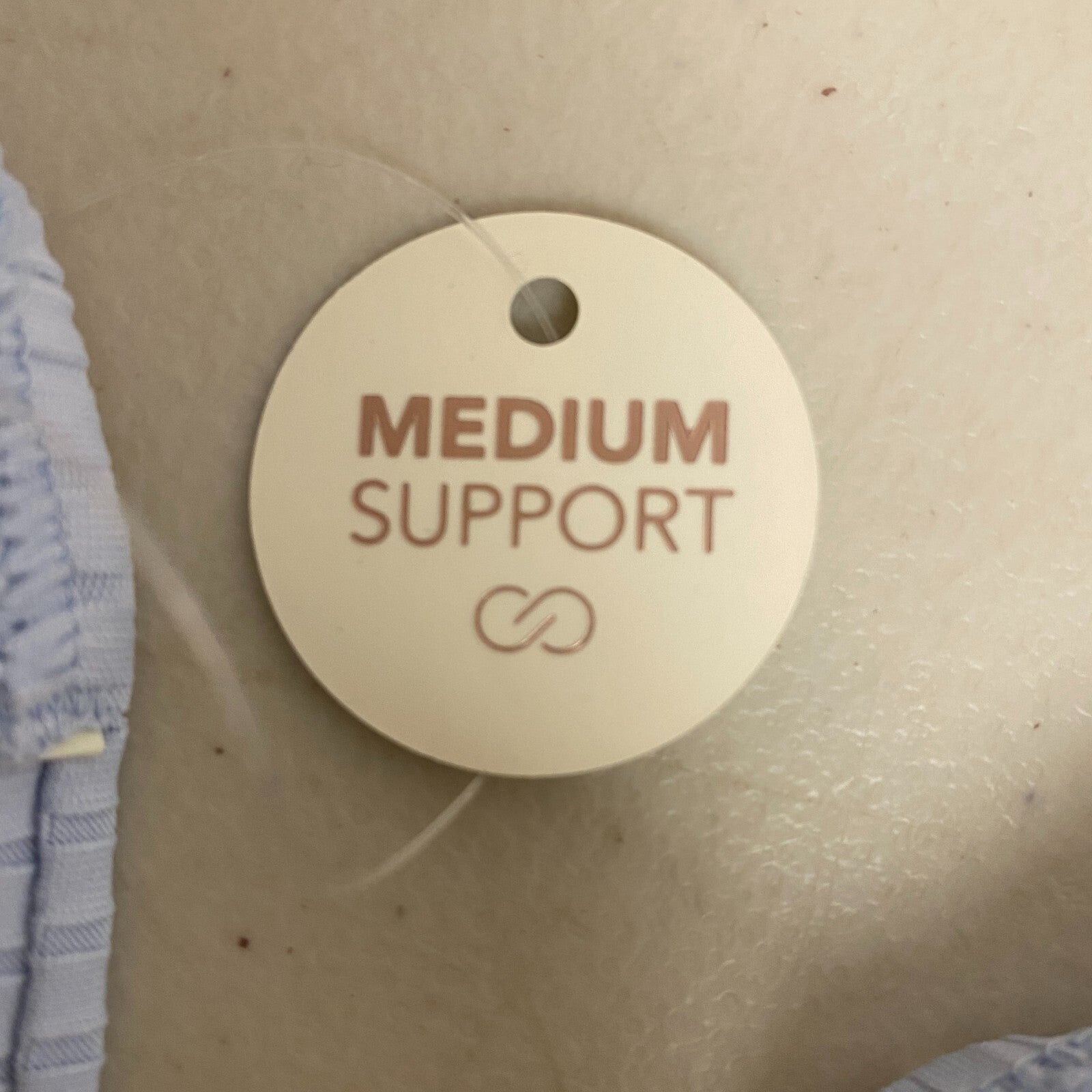 Calia WomensTriangle Cross Back Top Blue  Solid Stylish Trendy WSA22219R