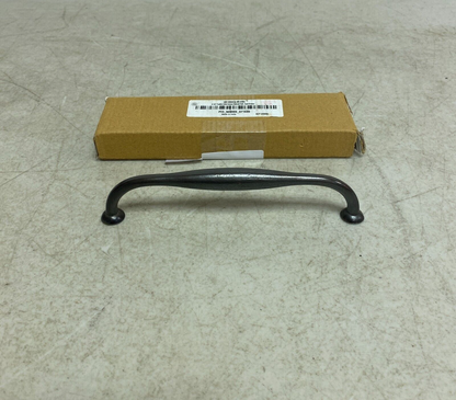 SIGNATURE HARDWARE 6-1/4" PADILLA SOLID BRONZE CABINET PULL DARK BRONZE