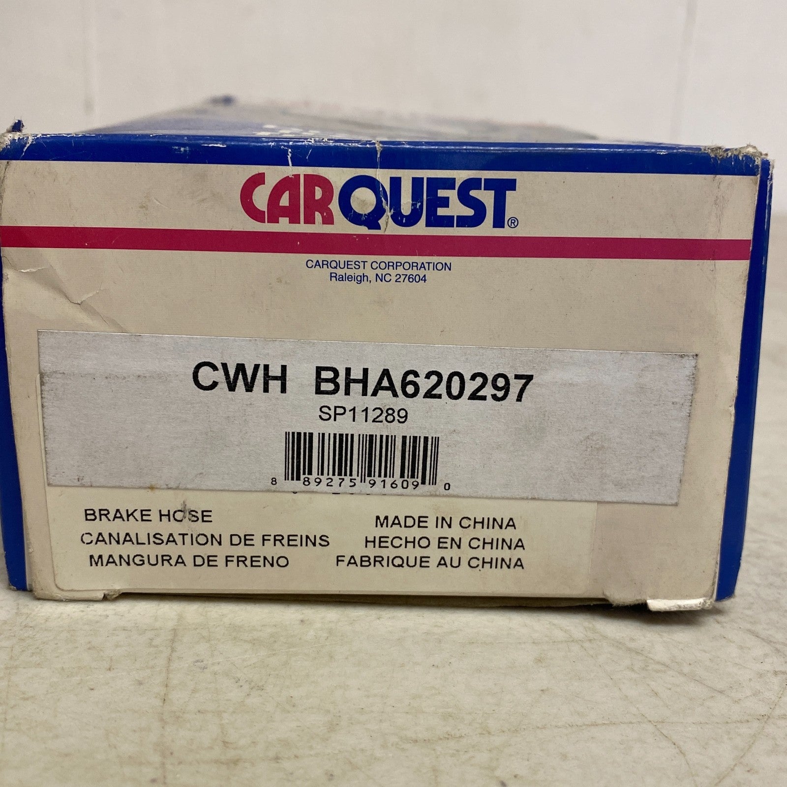 CARQUEST BHA620297 Brake Hydraulic Hose 19.75″ Black EPDM Rubber Direct Fit