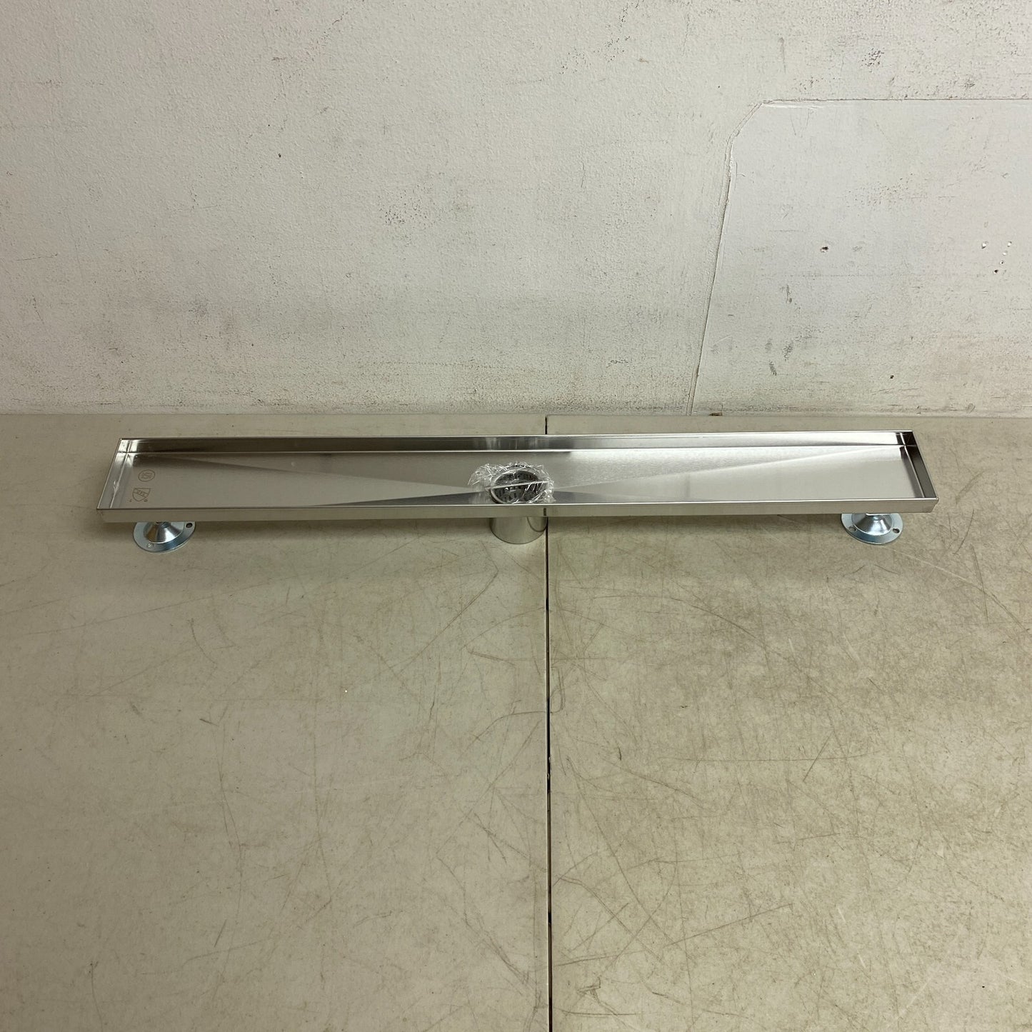 Signature Hardware 28" Cohen Linear Tile-In Shower Drain - Brushed Stainless S..