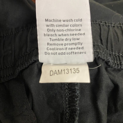 DSG 6" Men's Casual Cotton Short Pure Black Solid  DAM13135