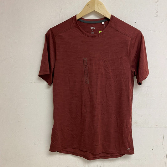 DSG Men's Movement Tee Deep Brick/DK Deep Brick Solid Short Sleeve DAM12100N