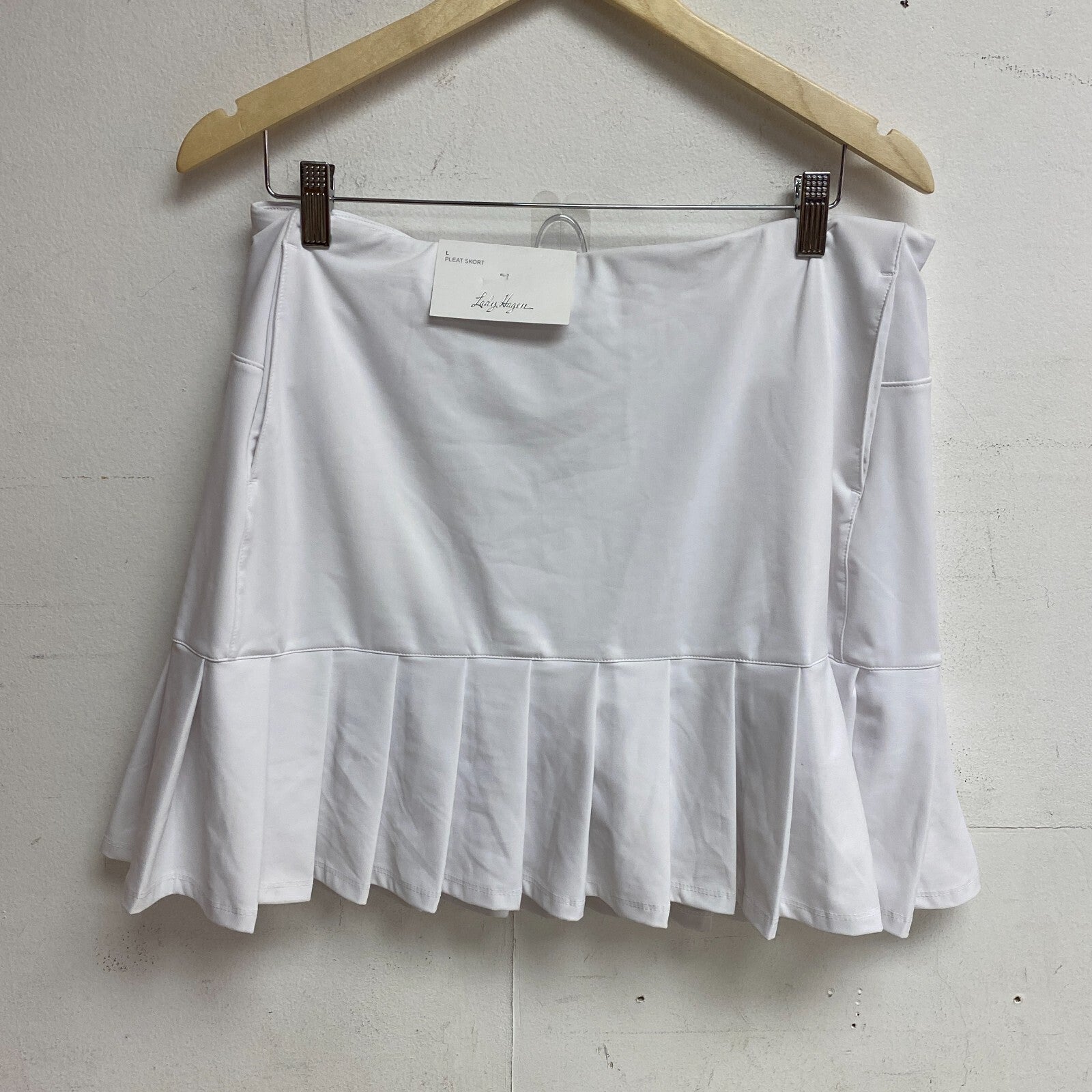 Lady Hagen Women's 17â Sculpt Pleated Golf Skort White WGH17431 BRAND NEW