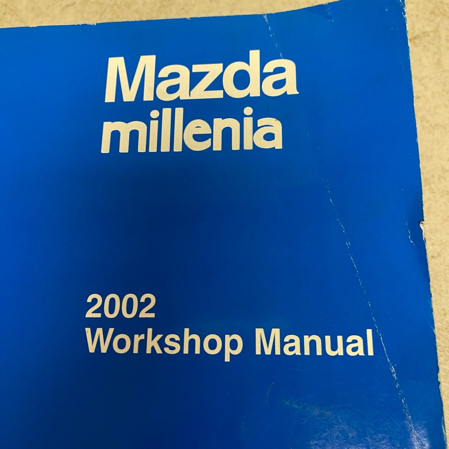 Mazda millenia 2002 Workshop Manual 9999-95-044B-02 , #580-1CP