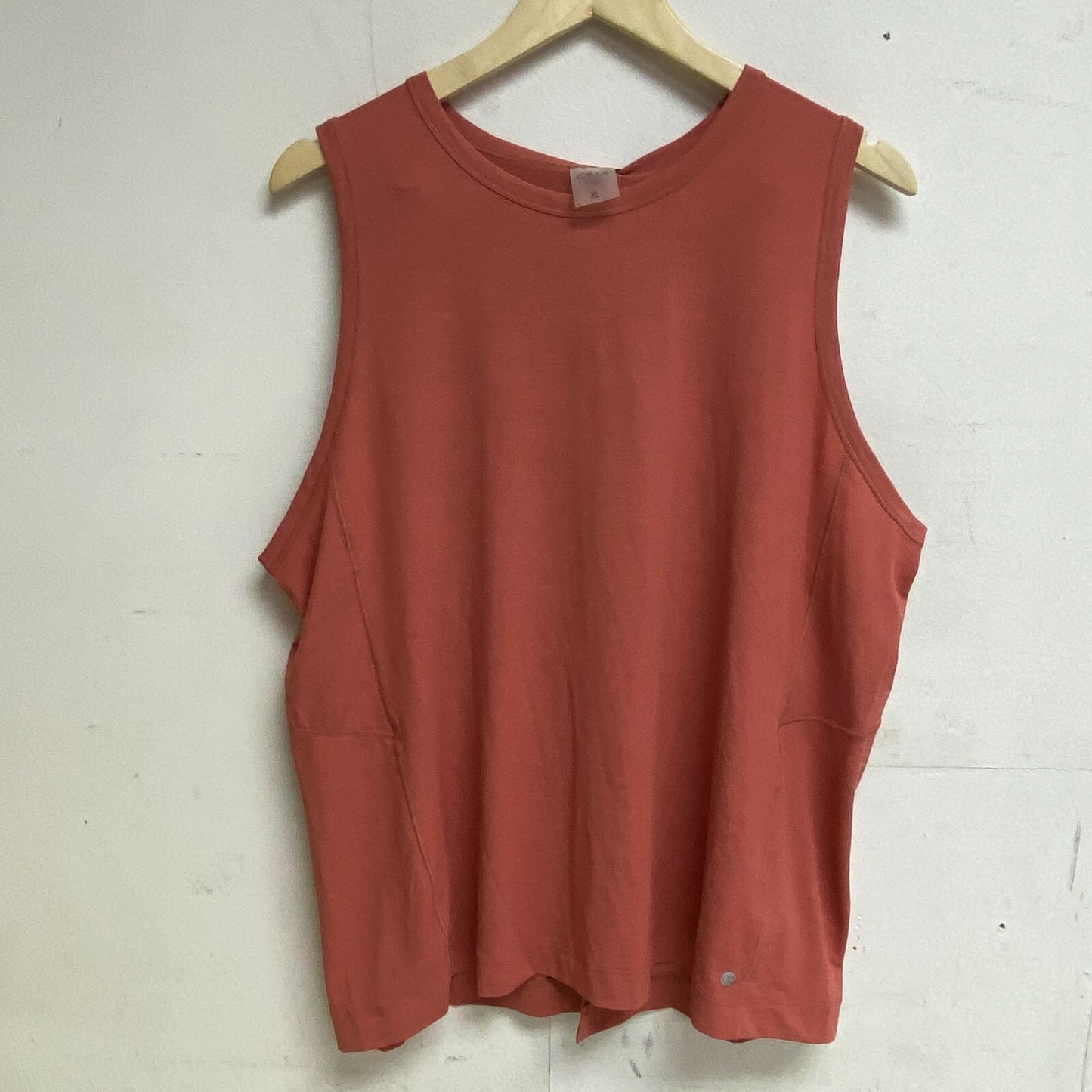 CALIA Women's Split Back Muscle  Relaxed Fit Tank Rose WAX11223