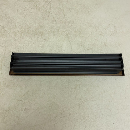 SIGNATURE HARDWARE OLD VICTORIAN STEEL FLOOR REGISTER WITH WALL CLIPS 2-1/4"....