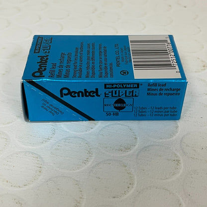 Pentel Super Hi-Polymer Lead Refill (0.7mm) Medium, HB (50-HB) 2 packs 24 Tubes