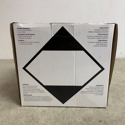 Autocraft 12AL-A 12V 12Ah Powersport Battery Dry-Charged 180 CCA Motorcycle