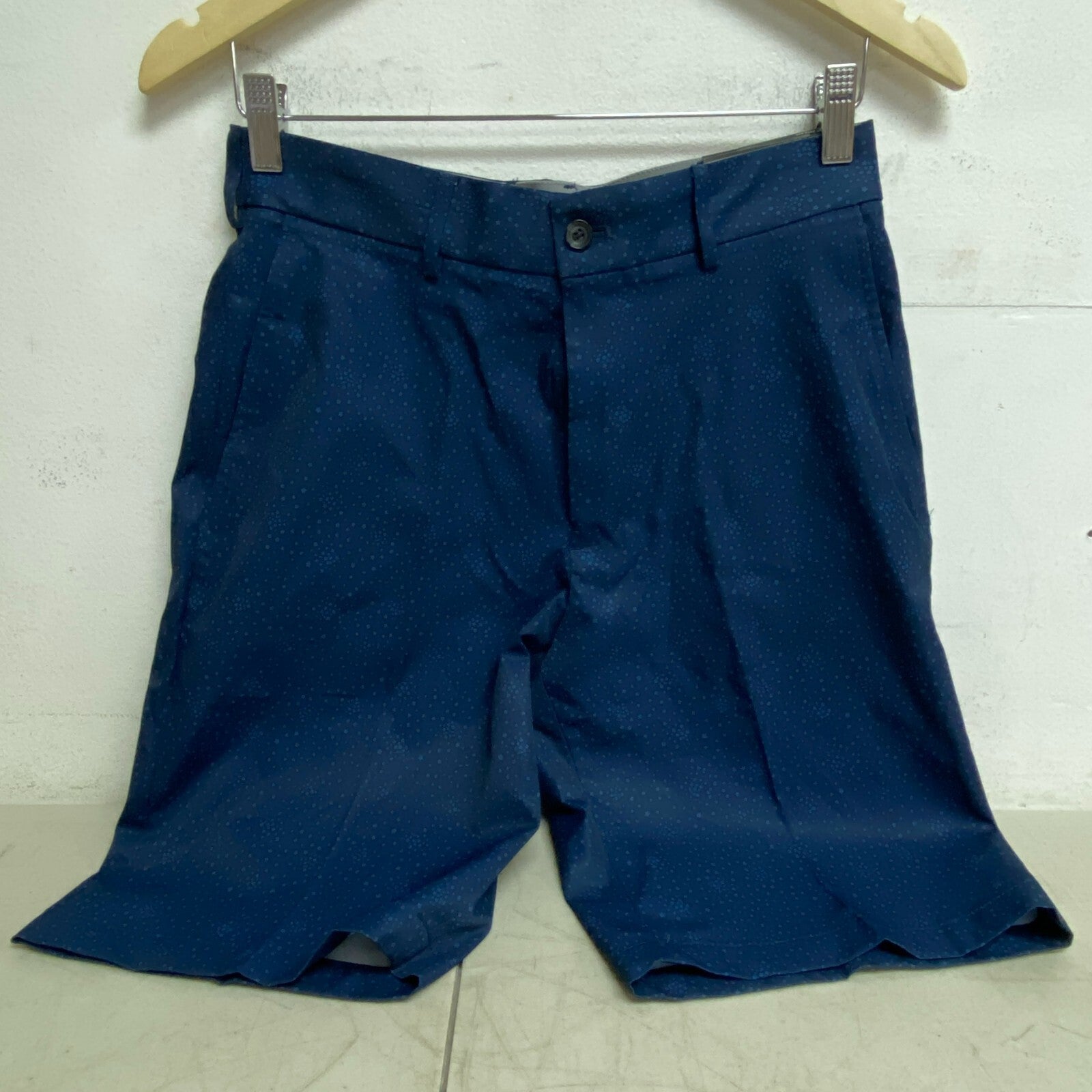 Walter Hagan Mens' 10 in P11 USA Star Print Short Stars Navy Summer MGA14183