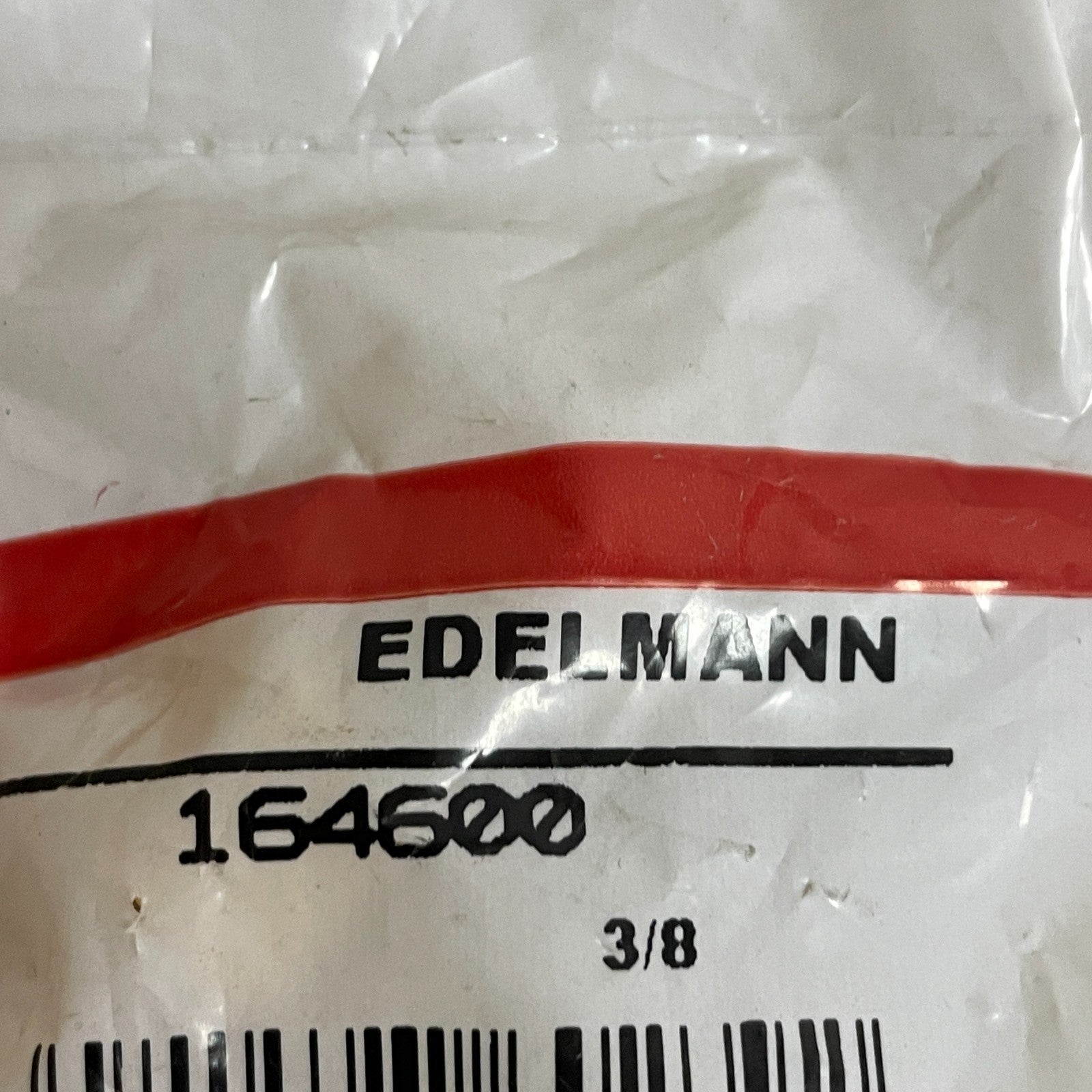 Edelmann 164600 3/8" Brass Compression Tee Fitting 3-Pack Leak Free Union