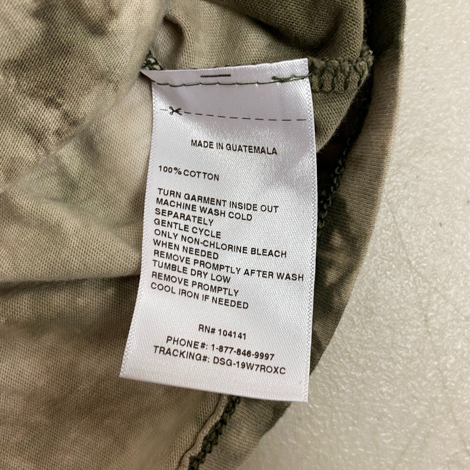 DSG Boy's Crystal Tie Dye Tee Dark Green CTD  Short Sleeve DAB13106G