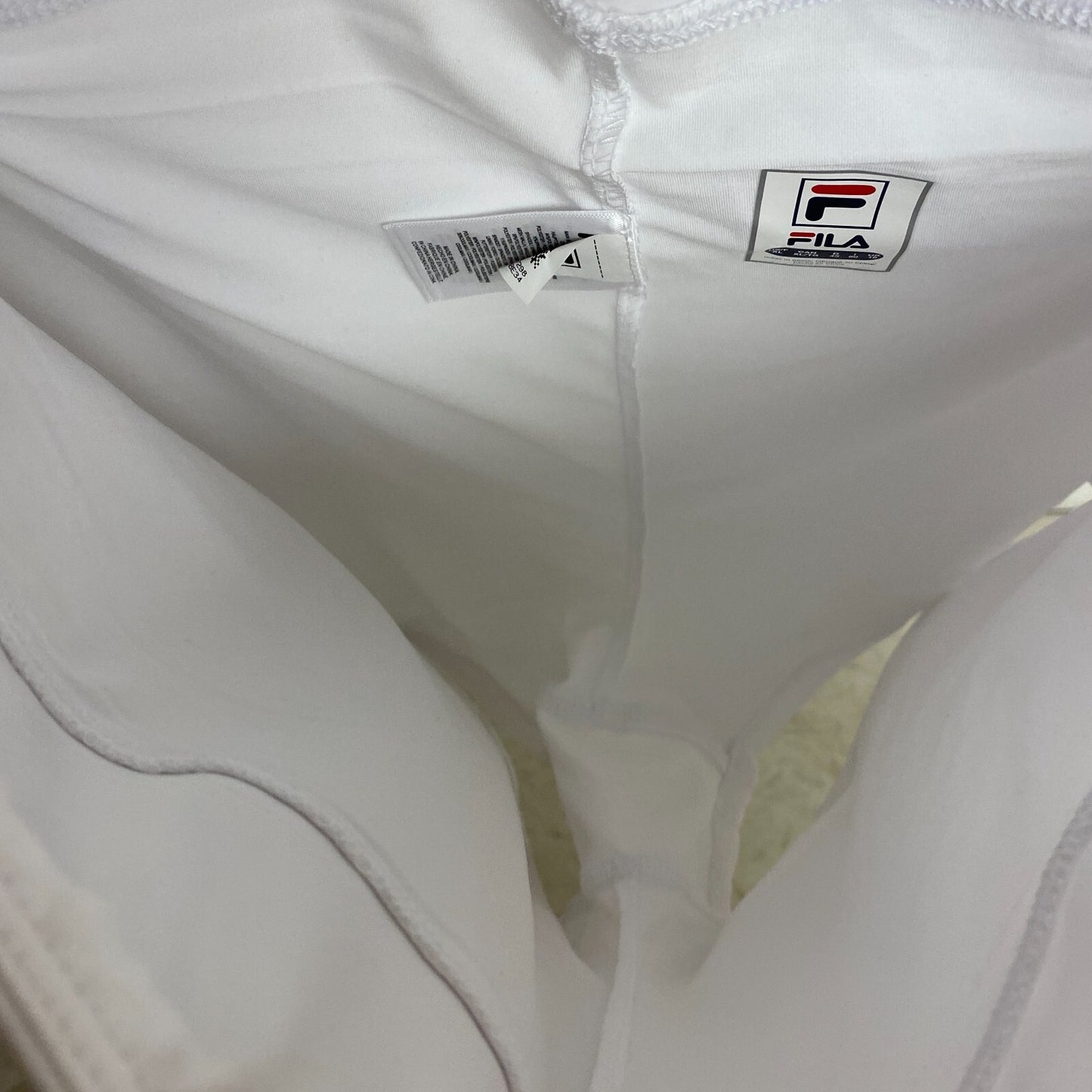 FILA WOMENS A-LINE SKORT WHITE RELAXED FIT Size XL, TW153KH4 Brand New!!!