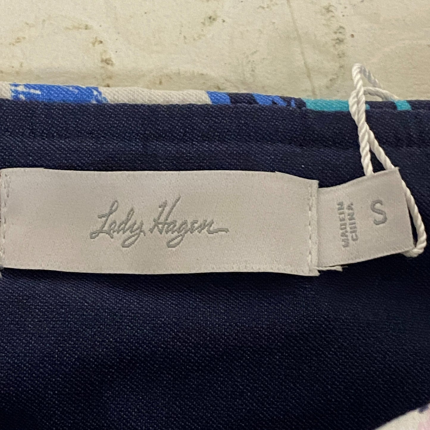 Lady Hagen Womens 17" Tummy Control Skort Navy Print WGH17430PS23