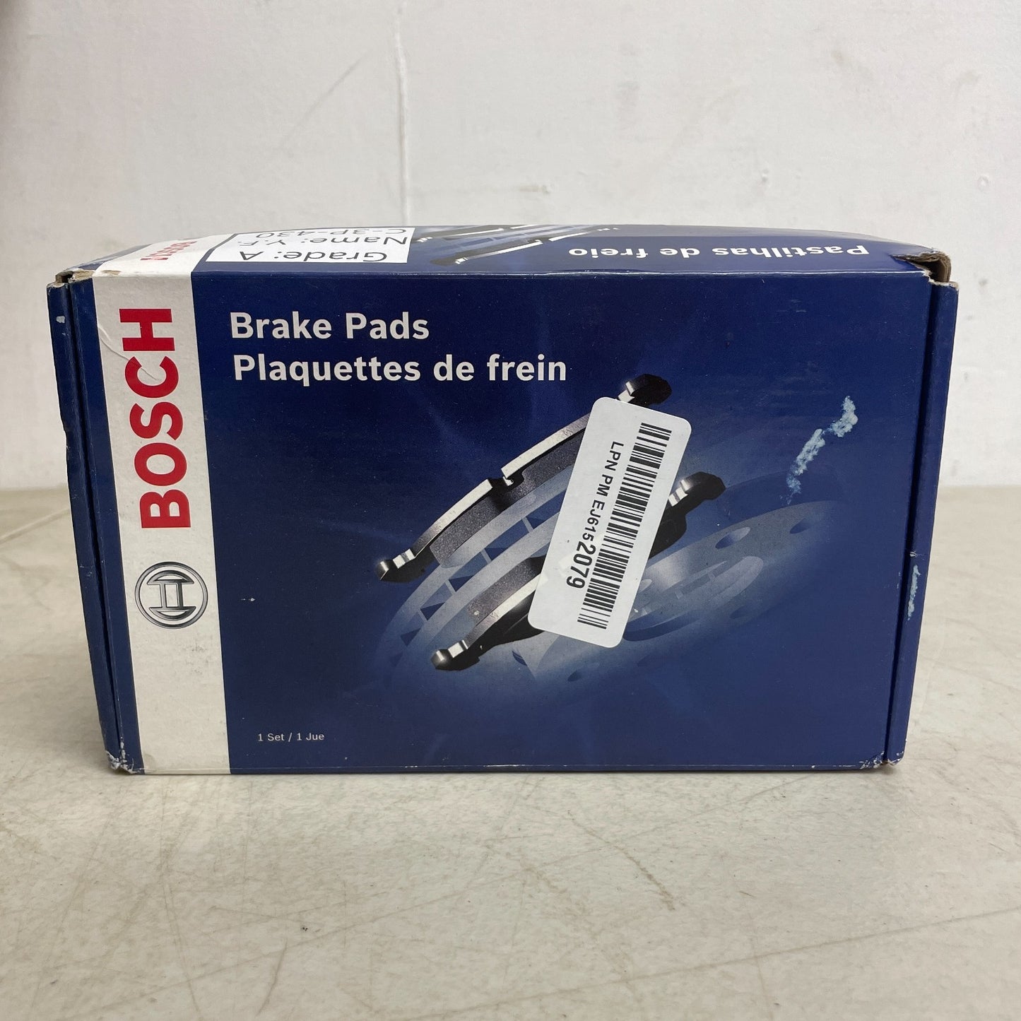 Bosch BE865H Blue Rear Ceramic Disc Brake Pad Set with Hardware for Acura Honda