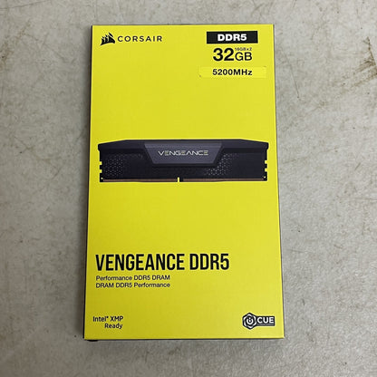 CORSAIR Vengeance 32GB (2 x 16GB) 288-Pin PC RAM DDR5 5200 (PC5 41600) Intel XMP
