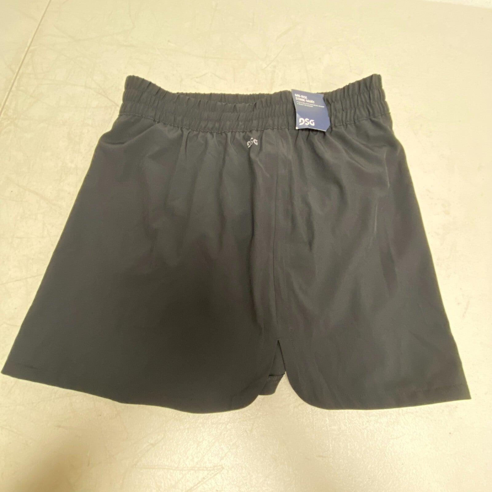 DSG Women's Mid Rise Stride Skort Pure Black DAW13123 Summer Trendy Stylish