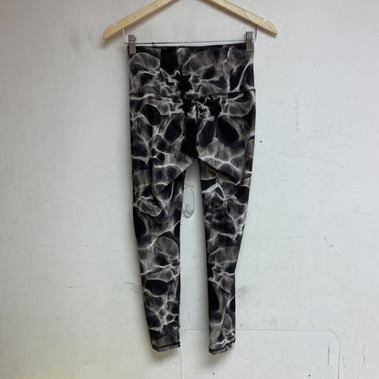 Calia Women's Core Essential 7/8 Floral Leggings Aquatic Gray WAX32236PRT New