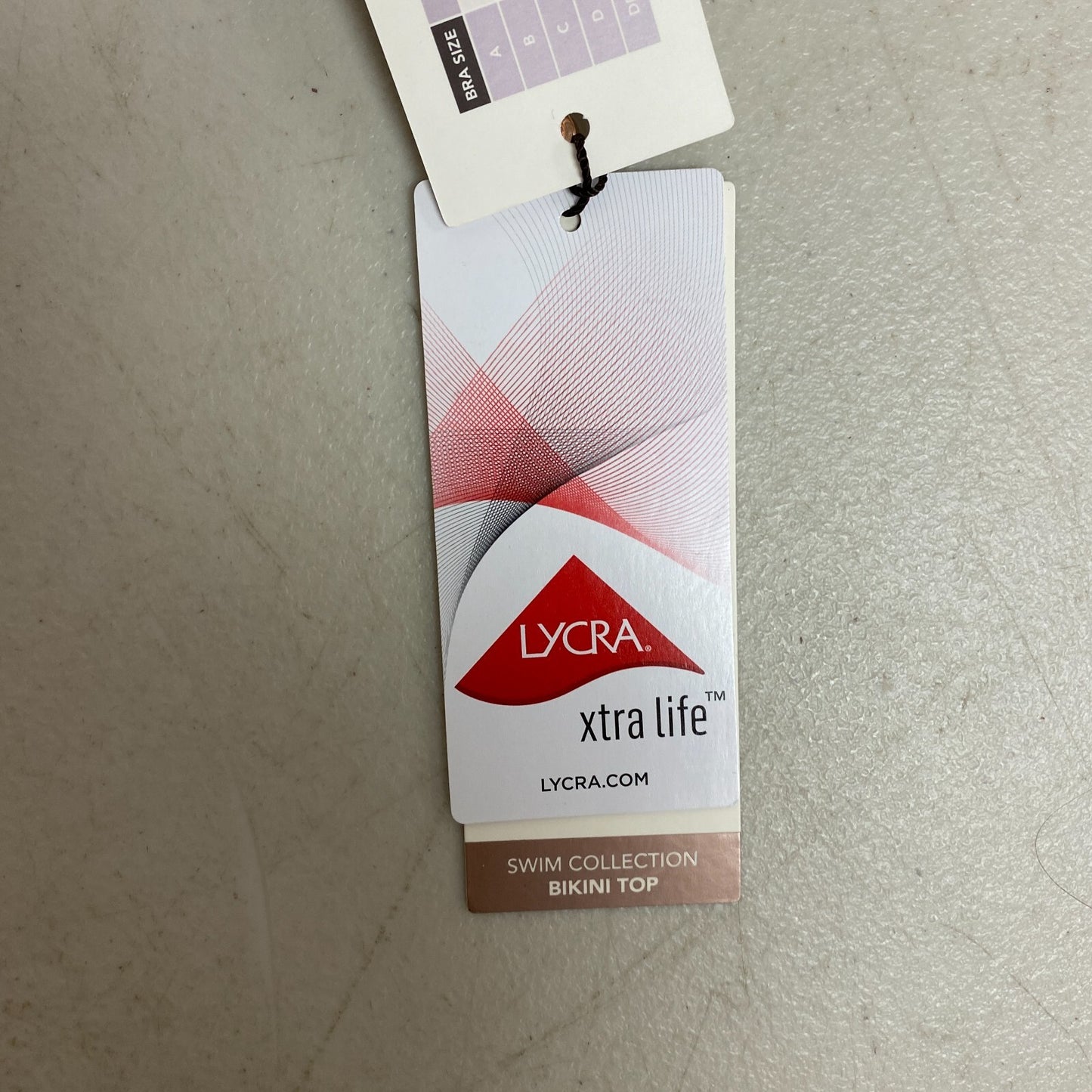 Calia Women's Swim Collection Racerback Tie Back Bikini Top Light Sand WSA23200N