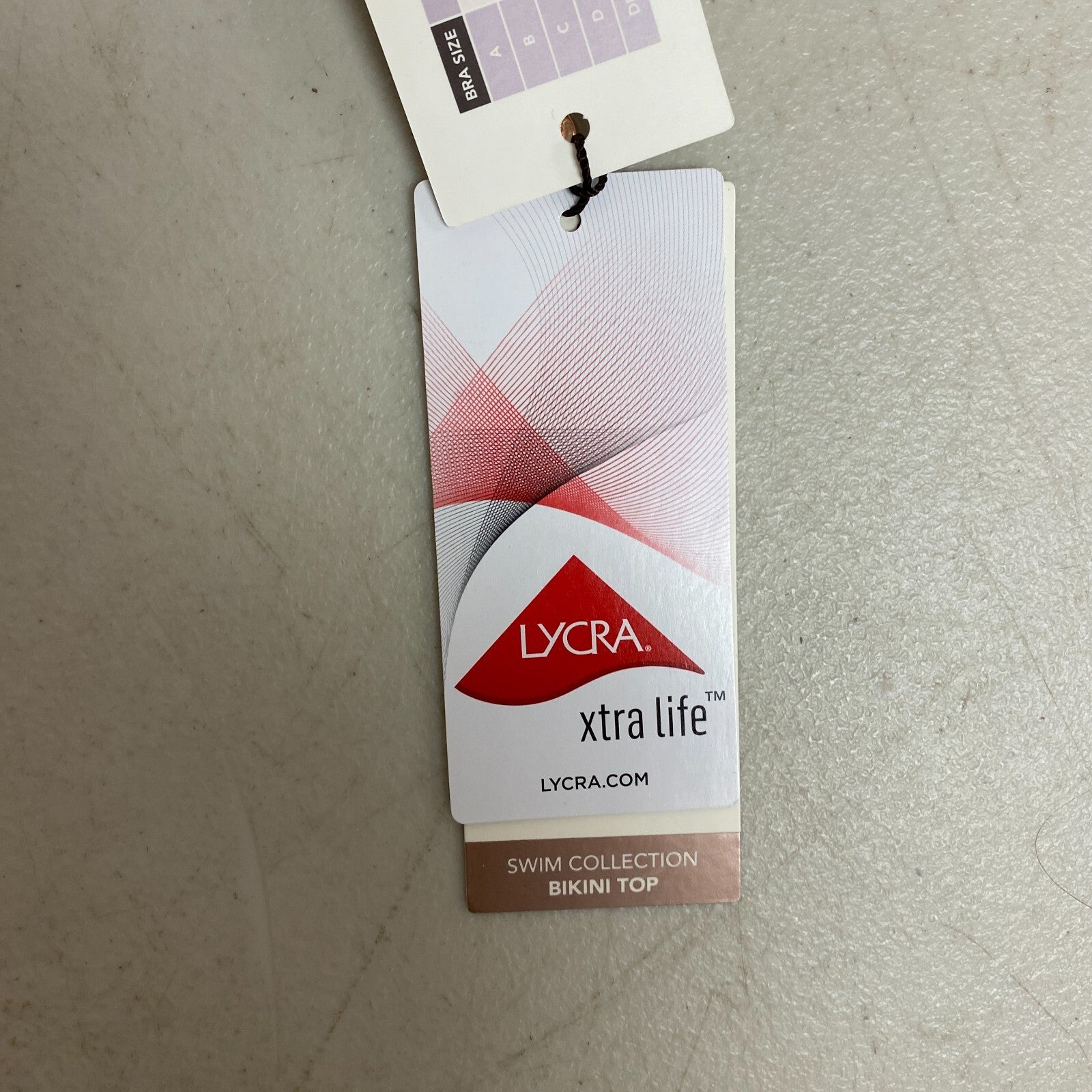 Calia Women's Swim Collection Racerback Tie Back Bikini Top Light Sand WSA23200N