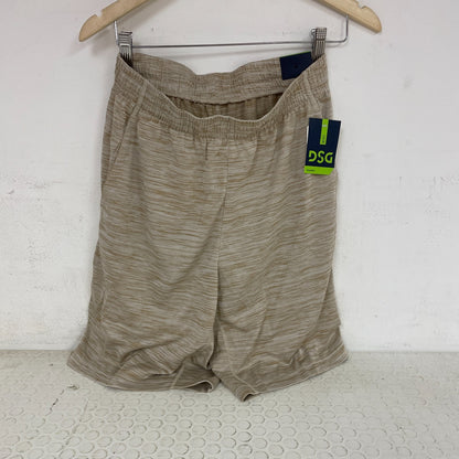 DSG Men's Novelty Textured Training Short CLASSIC KHAKI / PURE WHITE DAM20114N